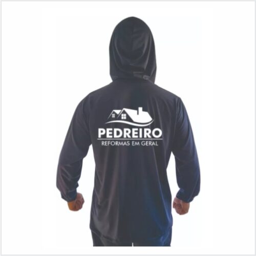 Camiseta Com Capuz (Diversas cores) Uniforme Para Trabalho
